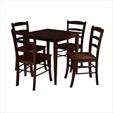 Winsome Furniture Groveland 5Pc Square Dining Table With 4 Chairs