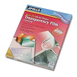 ACCO BRANDS / Universal quick-dry ink jet printer transparency film, 50 sheets/box / APOCG7033S / Sold as 1 Box / Mfr Part # CG7033S \*/ Universal quick-dry ink jet printer transparency film, 50 sheet