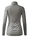 BILY Women's Comfortable Basic Extra Lightweight Turtleneck Pullover Jersey Top Made in USA
