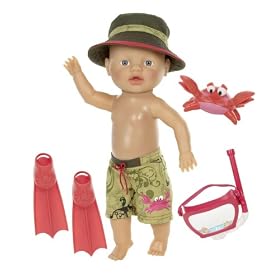 Zapf Baby Born Amazing Bubbles N Swim Doll - Boy