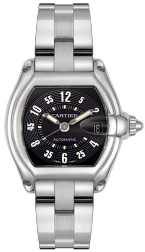 Cartier Watches:Cartier Men's W62004V3 Roadster Stainless Steel Automatic Watch Images