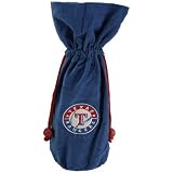 Texas Rangers Navy Blue Velvet Wine Bottle Bag