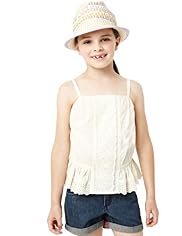 Pure Cotton Broderie Camisole Top