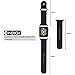 Apple Watch Band, GKKIOO Soft Silicone Replacement Sports Wristbands Straps for iWatch Wrist Watch (42mm Models, Classic Black)