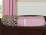 JoJo Designs Giraffe Changing Pad Cover, Pink