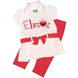 Sesame Street Elmo Toddler Girls Top & Leggings - Sizes 2T/3T White