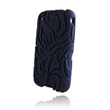 Incipio iPhone 3G/3GS LAB Series Tribal dermaSHOT Silicone Case - Navy Blue