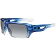 Oakley Eyepatch 2 Men's Lifestyle Designer Sunglasses - Blue/Clear Fade/Grey Gradient