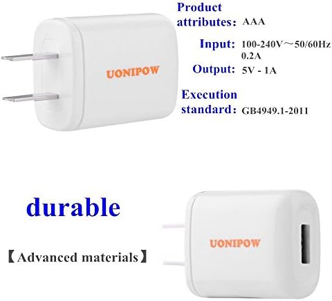 3.3Ft (1m) Top Quality Lightning USB Data Cable & Rapid Wall Home Travel Adapter Charger for iPhone 6 6Plus, iPhone 5 5s 5c iPad 4th Gen, iPad Mini, iPad Air, iPod touch 5th Gen, and iPod nano 7th Gen