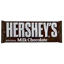 Hershey's Milk Chocolate Bar, 1.55-Ounce Bars (Pack of 36)