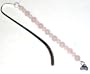 Manifesting Meditation Prayer Beads Rose Quartz Gemstone Beaded Bookmark