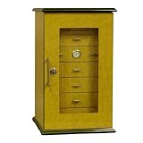Dolce Sogni 7 Drawer Tower Cigar Humidor in Yellow