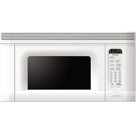 Sharp R-1406 950-Watt 1-2/5-Cubic-Foot Over-the-Range Microwave, White