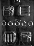 GIFT POUR BOX WITH 5 RING Wedding Candy Mold Chocolate