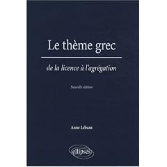 Le th�me grec de la licence � l'agr�gation