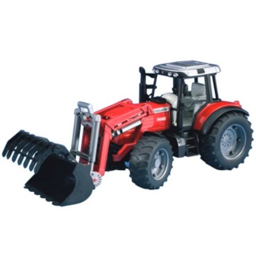 Childrens Toyshop  Toys : Bruder 02042 Massey Ferguson 7480 With Frontloader