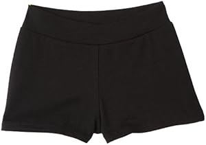 Capezio Girls 2-6x Boy Short,Black,S (4-6)