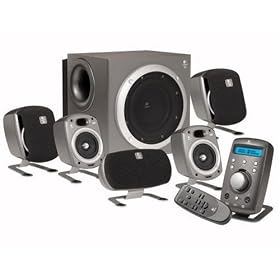 Logitech Z 680 - 5.1-channel PC multimedia home theatre speaker system - 505 Watt (Total) - grey