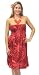Self Printed Halter Tube Dress Party Wear Baby Doll Tunic Spring Resort Dress