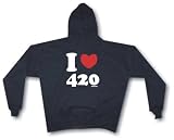 I Heart (LOVE) 420 Men's Hoodie Sweat Shirt Small thru 4XL