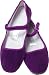 Purple Velvet Mary Jane Chinese Shoes