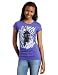 Bravado Juniors Justin Bieber Zebra Women's T-shirt, Purple, Medium