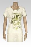 Floral Print Sequin Tee