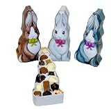 30pc Handmade Belgian Chocolates In Easter Bunny Tin