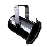 Par 38 Fixture with Yoke and 3 Foot Cable, Includes Color Frame, Black, PAR38-BL
