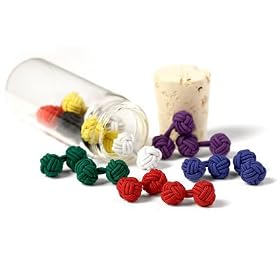 Buy 8 Pair Prism Silk Knot Set by Cufflinks