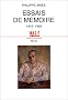 Essais de m�moire: 1943-1983 (Lunivers historique)