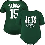 NFL Tim Tebow New York Jets Infant Whirlwind Creeper - Green (12 Months)