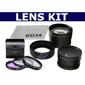 58MM 2.0X Telephoto & 0.45X Wide Angle (w Macro Portion) Professional High Definition Lenses... by Goja
