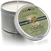 Earthly Body 3-In-1 Suntouched Candle with Hemp & Soy - Massage Oil Moisturizer Cucumber Melon
