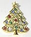 Jewelry : 14K Gold Plated Unisex Evergreen Tree Lapel Pin