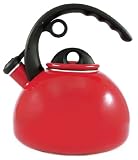 ホーロー IH200V対応 笛吹きケトル 2.5L レッド WKA25(RD)