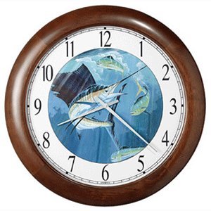 Guy Harvey Collection -Sails Fins Clock