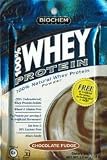 Biochem 100 Whey Protein - chocolate Fudge - 10-Count - 11-Ounce Single Serving Packs