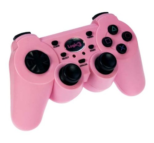 Playstation 2 - Controller pink (Logic3)