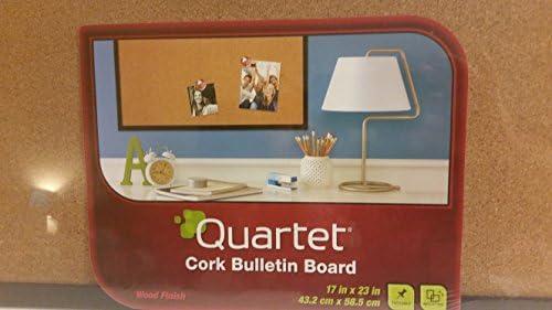 Bulletin Board Quartet Cork Bulletin Board With Wood Finish Boarder Size 17 in x 23 in