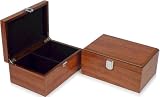 Mahogany Chess Box - 3 3/4"
