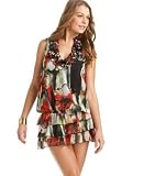 Rampage Sleeveless Printed Chiffon Dress