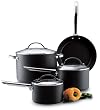 Anolon Professional Hard Anodised Cookware Saucepan Set, 4 Piece