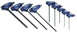 SK Hand Tools 78201 9-Piece Fractional T-Handle Hex Key Set