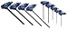 SK Hand Tools 78201 9-Piece Fractional T-Handle Hex Key Set