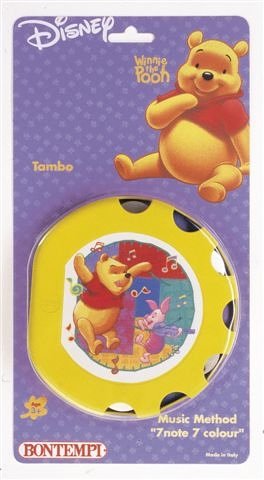Childrens Toyshop  Toys : Bontempi Winnie the Pooh Tambourine