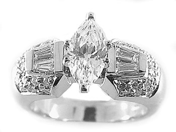 41J2HSWX3VL 1.67ct. 14K. White Gold Certified Diamond Engagement Ring