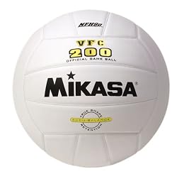 Mikasa VFC200 Full-Grain Leather Volleyball (Official Size)
