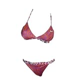 Nike Swim Botanical Skimpi Triangle Cup G-string Bikini Swimsuit N74292 Orange