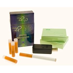 Electronic Cigarette eCig Red Glow + FREE eLiquid Cartridges